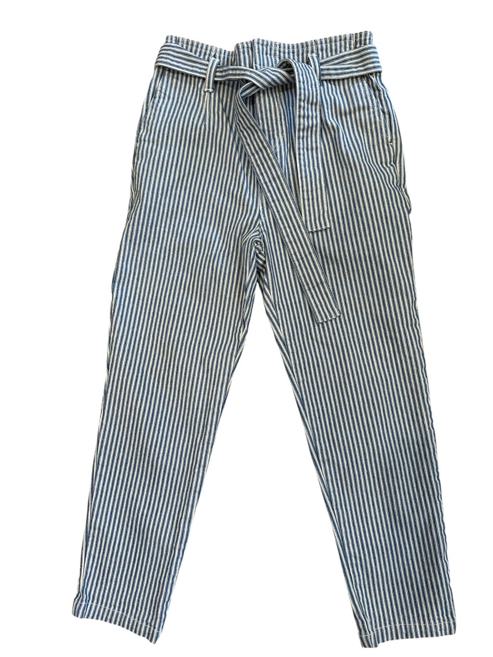 Boden Denim St. Ives Striped Tapered Pants. Size: 4 Women’s